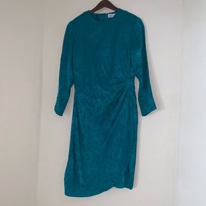 Green cocktail dress